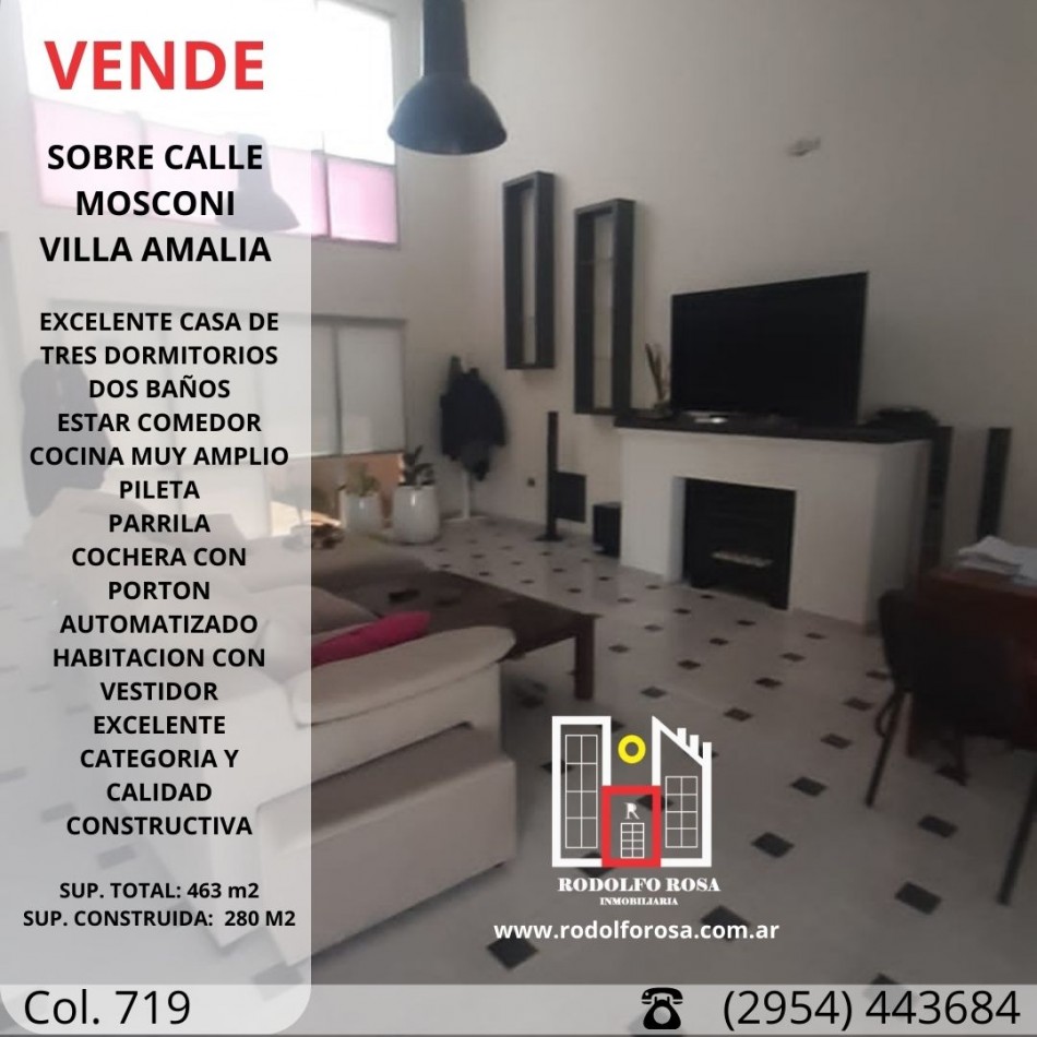 Moderna propiedad de 280 m2 en Villa Amalia, Santa Rosa, La Pampa