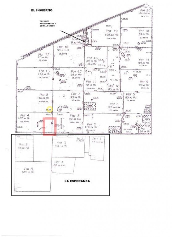 2578 hectareas en Pichihuinca, La Pampa