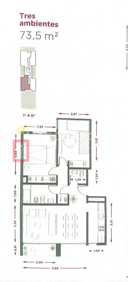 A la venta - Departamentos de tres y cuatro ambientes en pozo - Edificio Lola, Santa Rosa, La Pampa