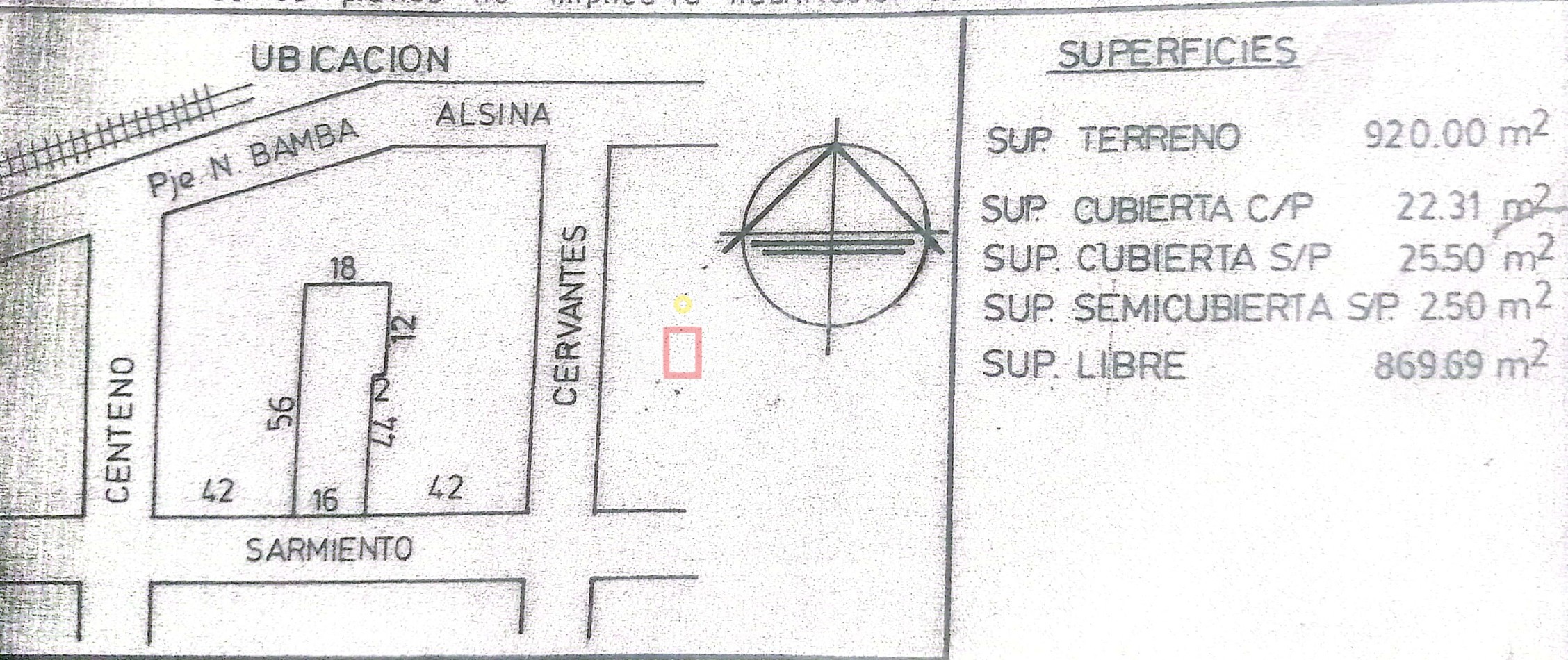 Terreno centrico de 920 metros cuadrados, ubicado sobre calle Sarmiento, Santa Rosa, La Pampa